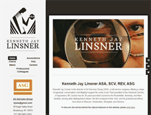 Tablet Screenshot of kennethjaylinsner.com